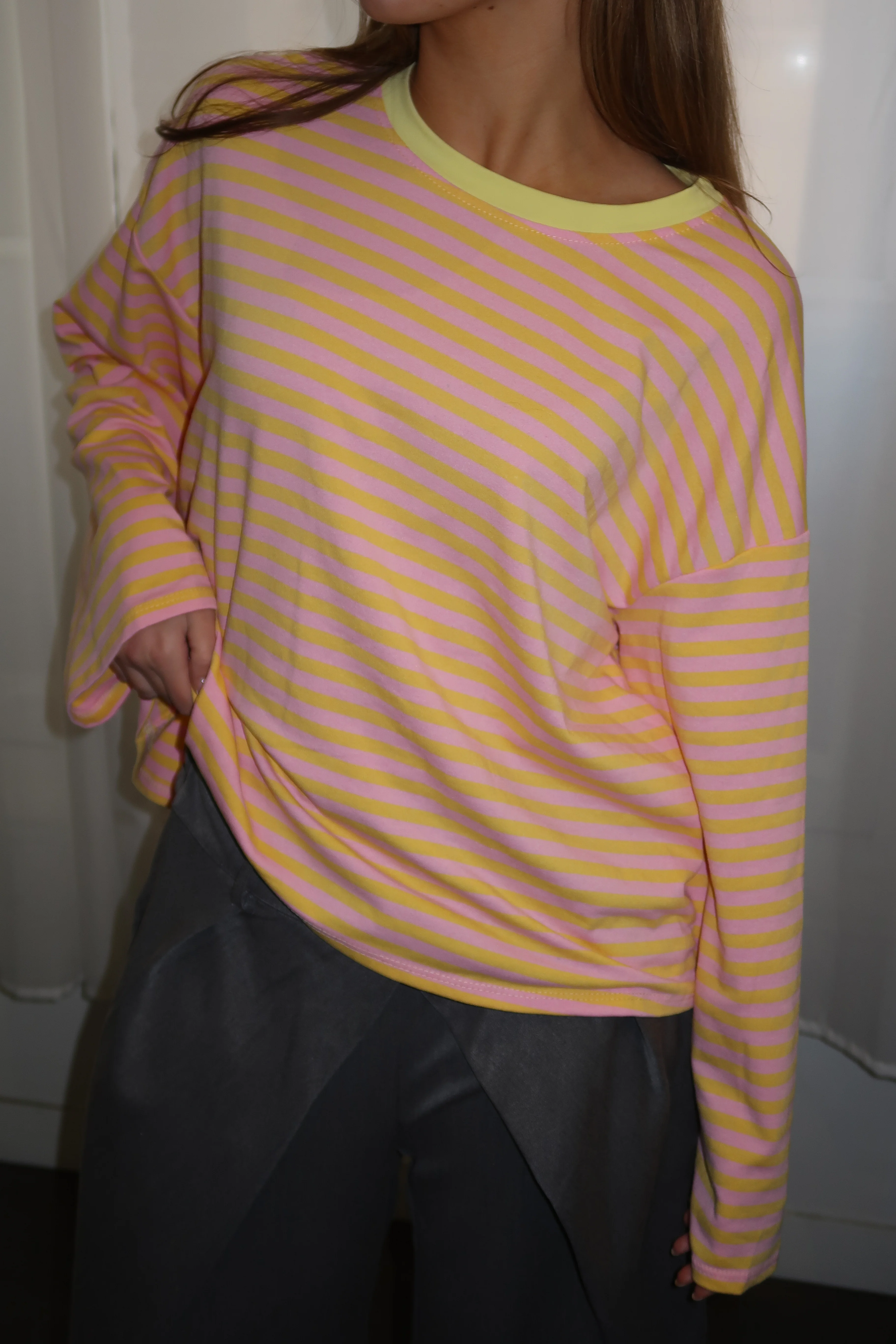 Tee-shirt Océane rose et jaune - Image 8