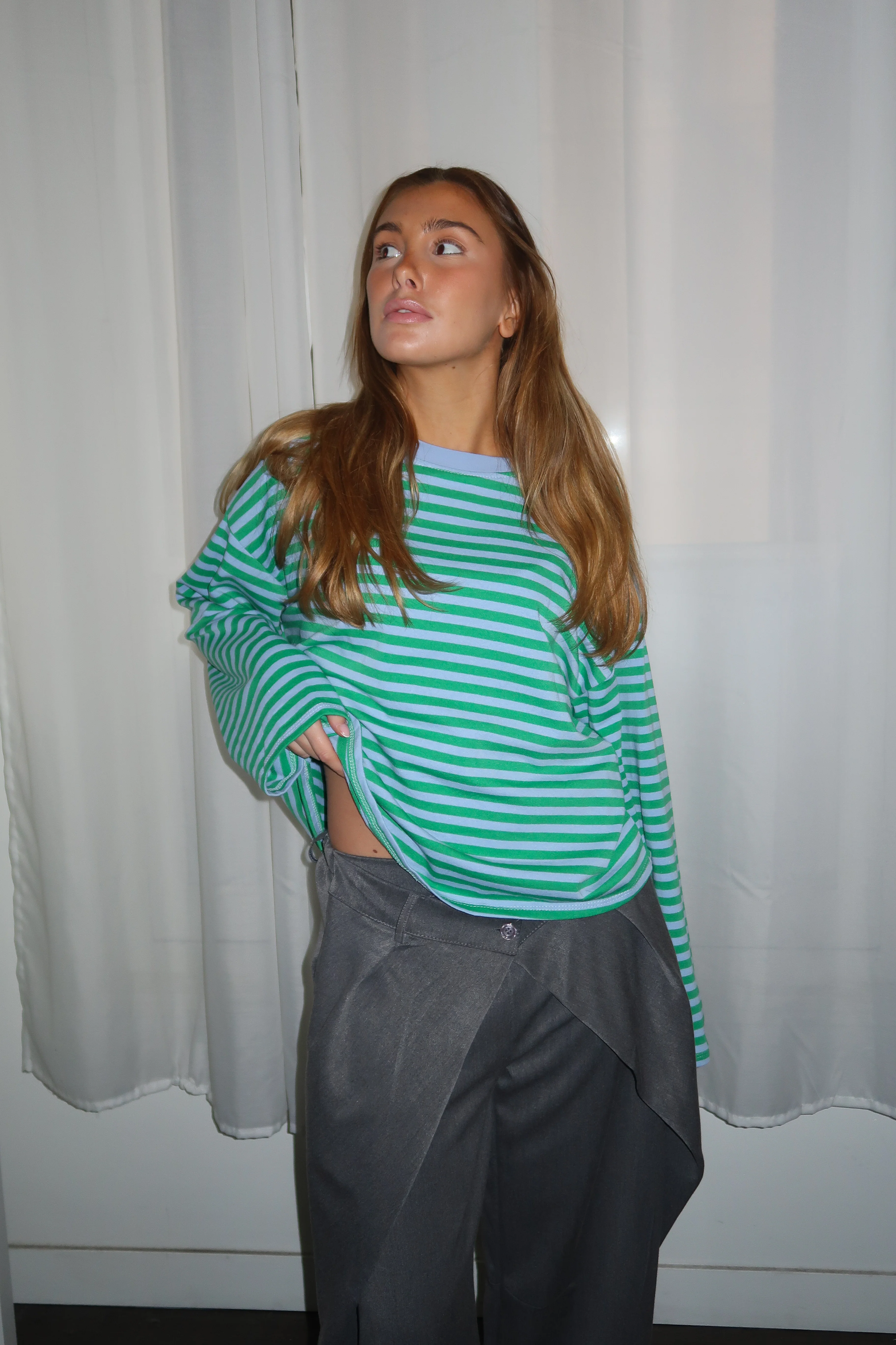 Tee-shirt Océane vert et bleu clair - Image 8