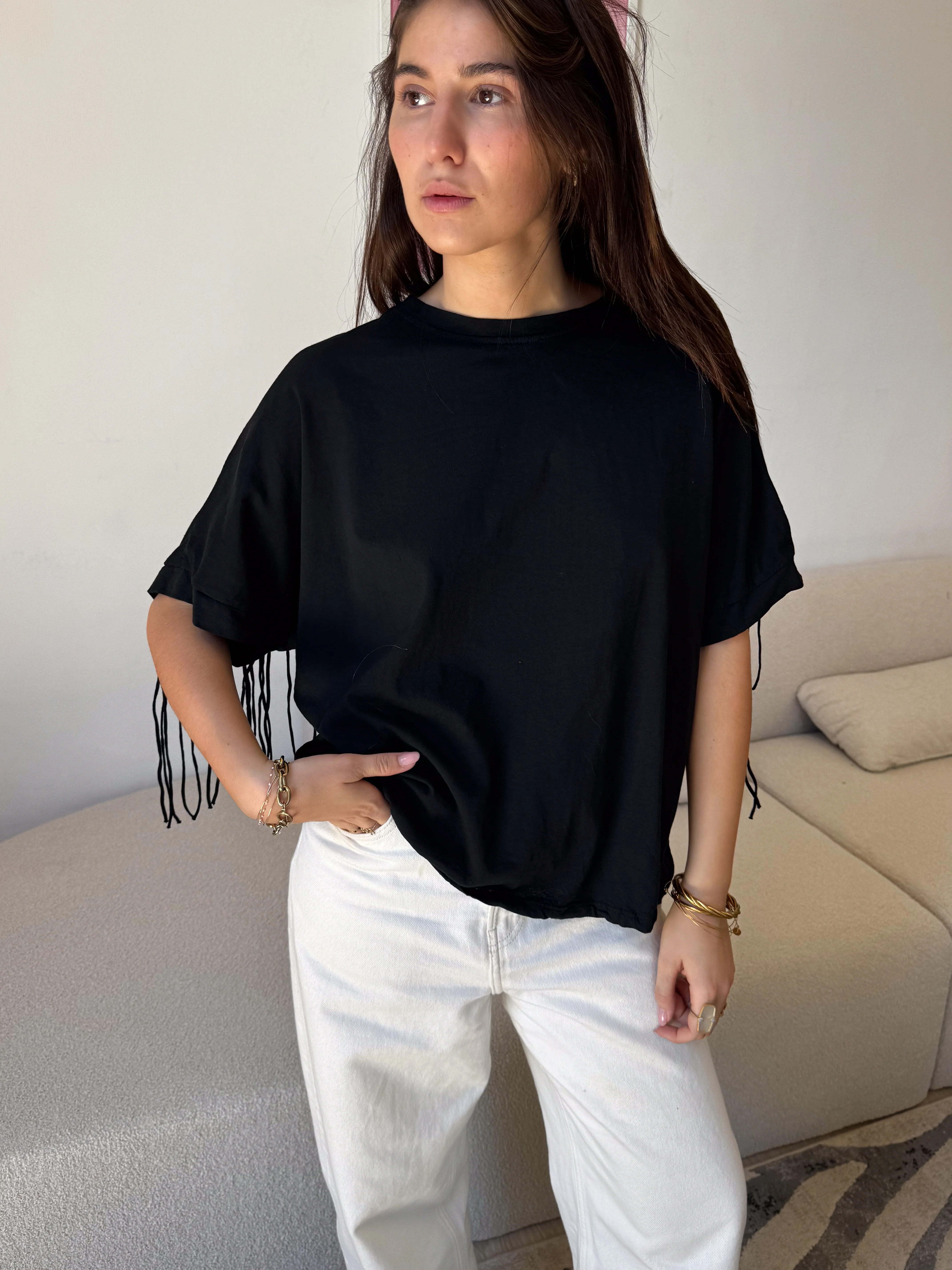 Tee-shirt Annaé noir - Image 3