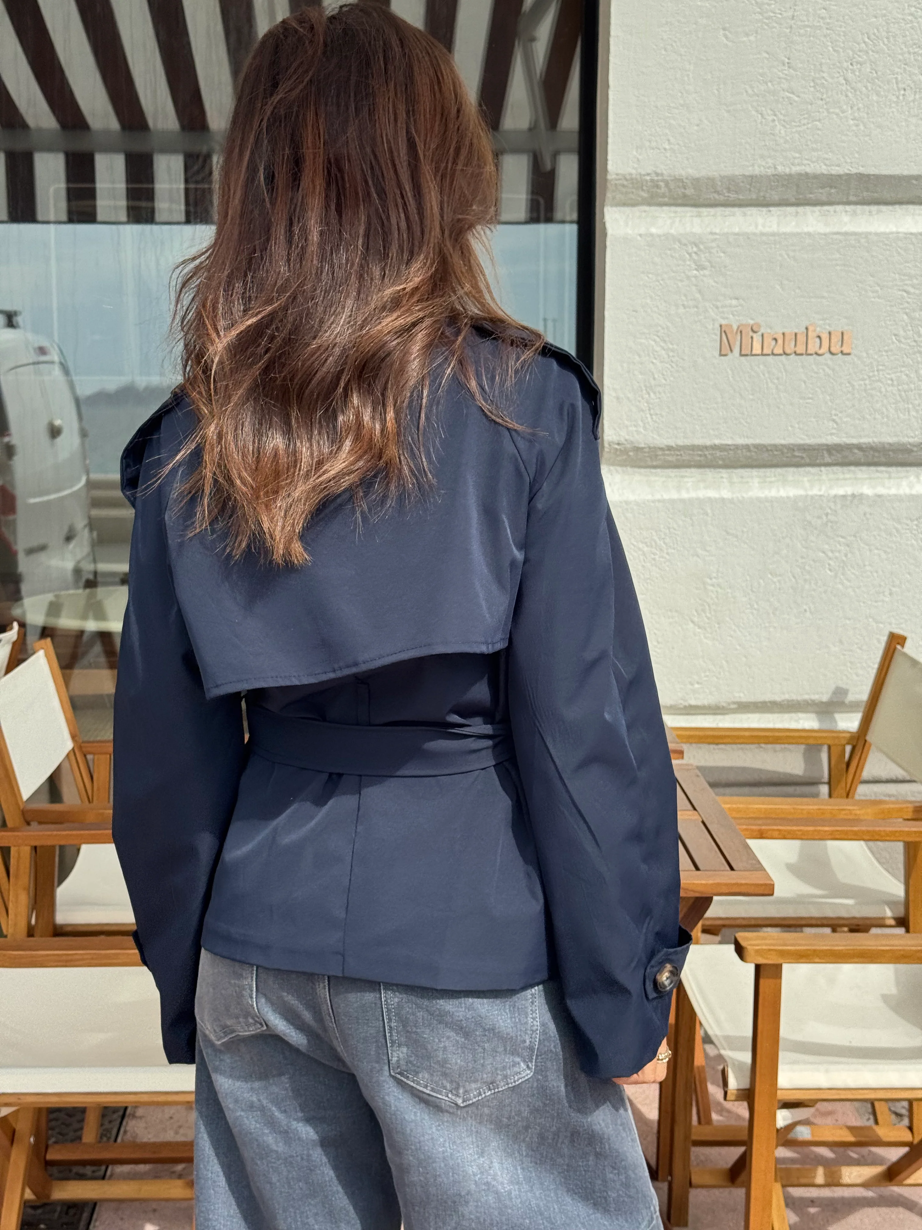 Trench Nala bleu marine - Image 3