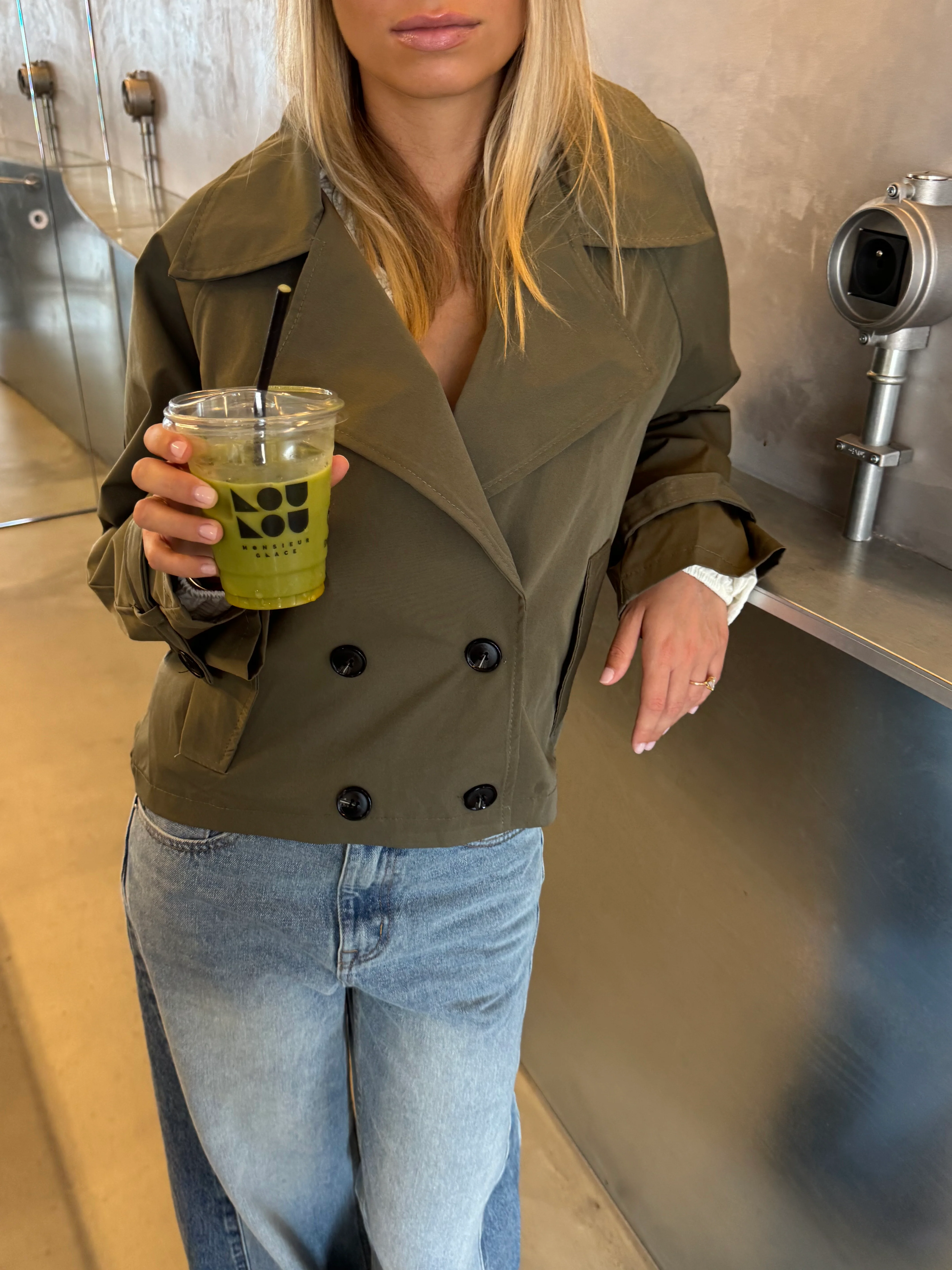 Trench Agathe kaki - Image 4