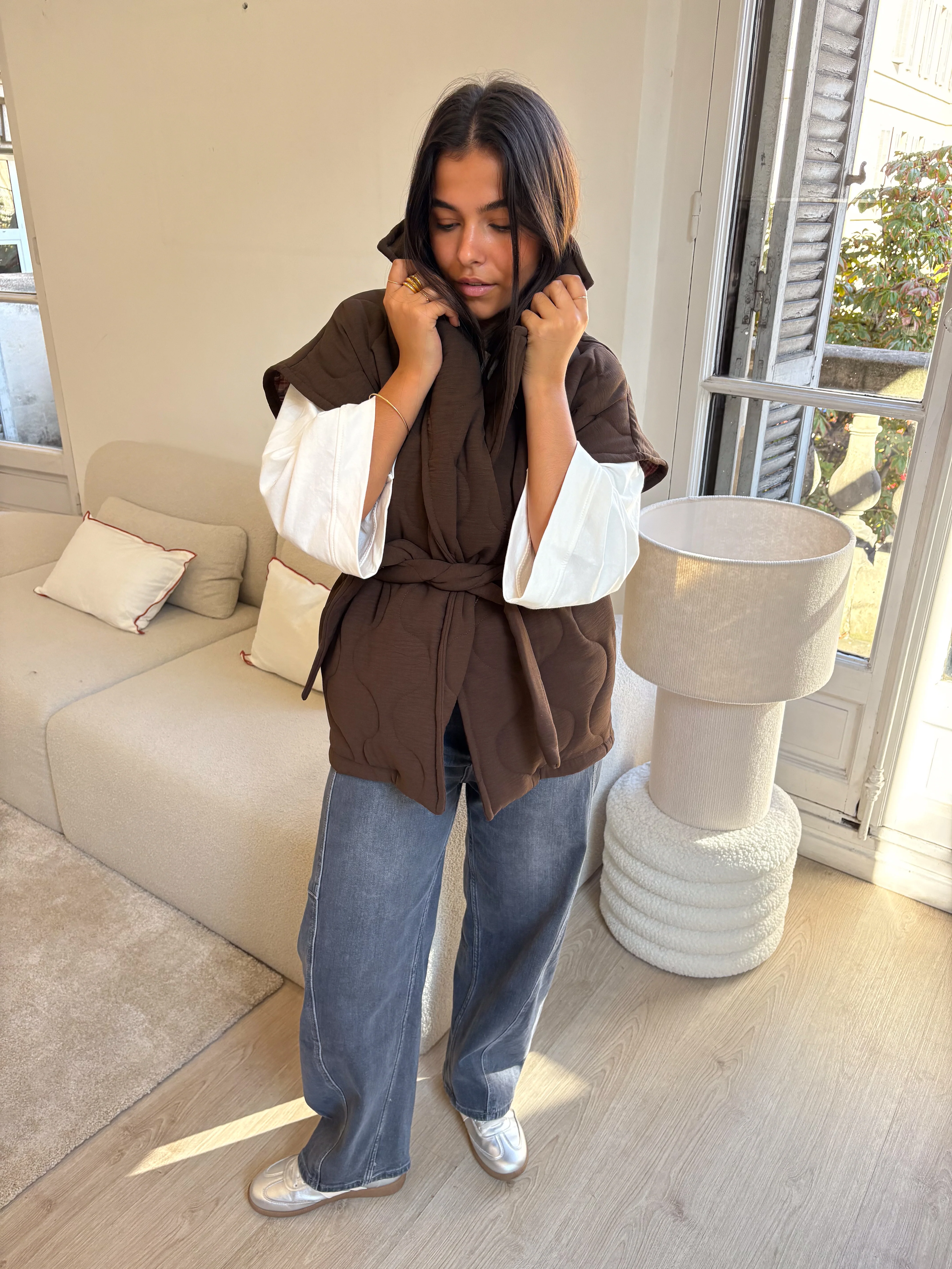 Veste Alma marron - Image 3