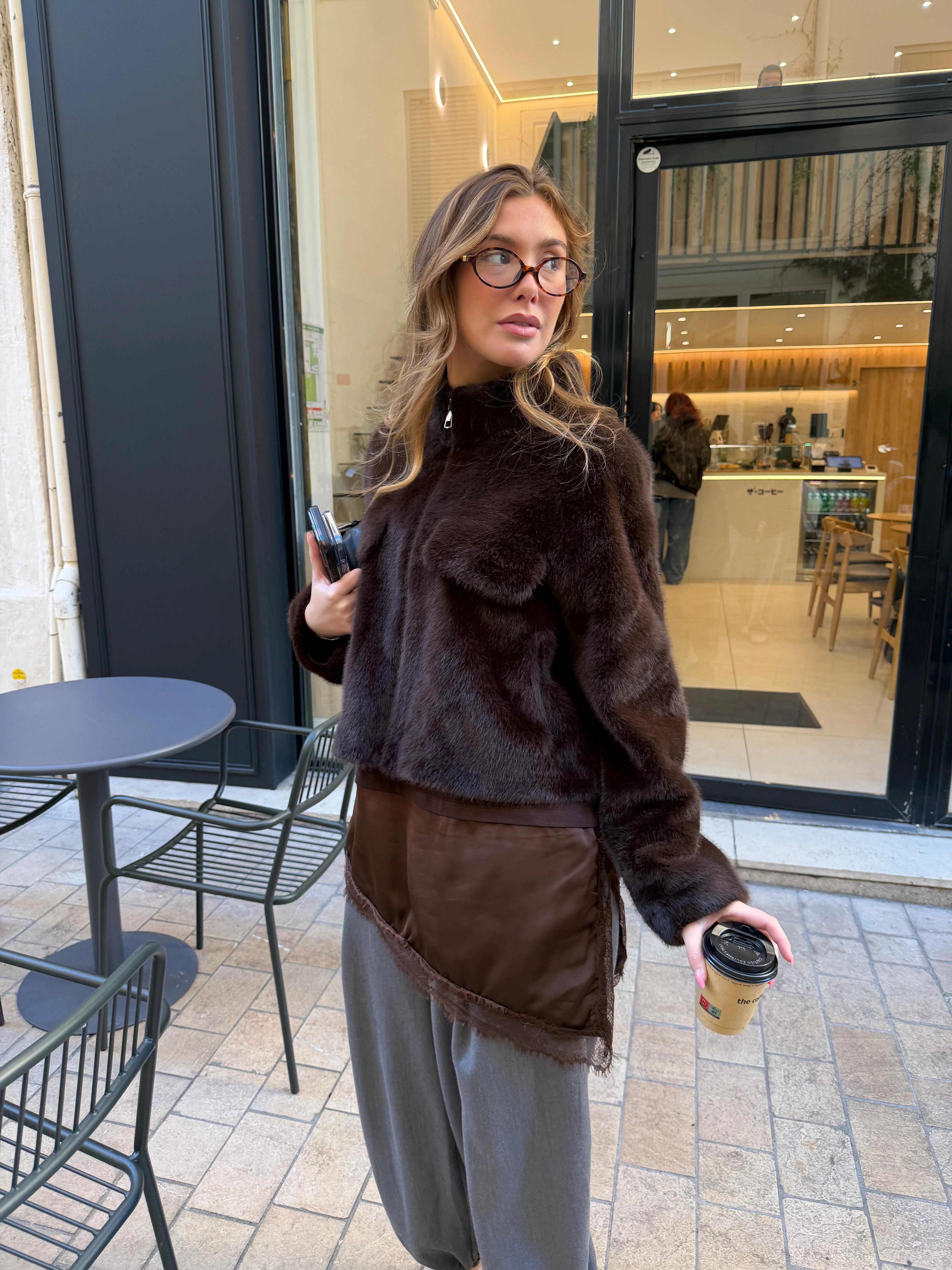 Veste Héloïse marron