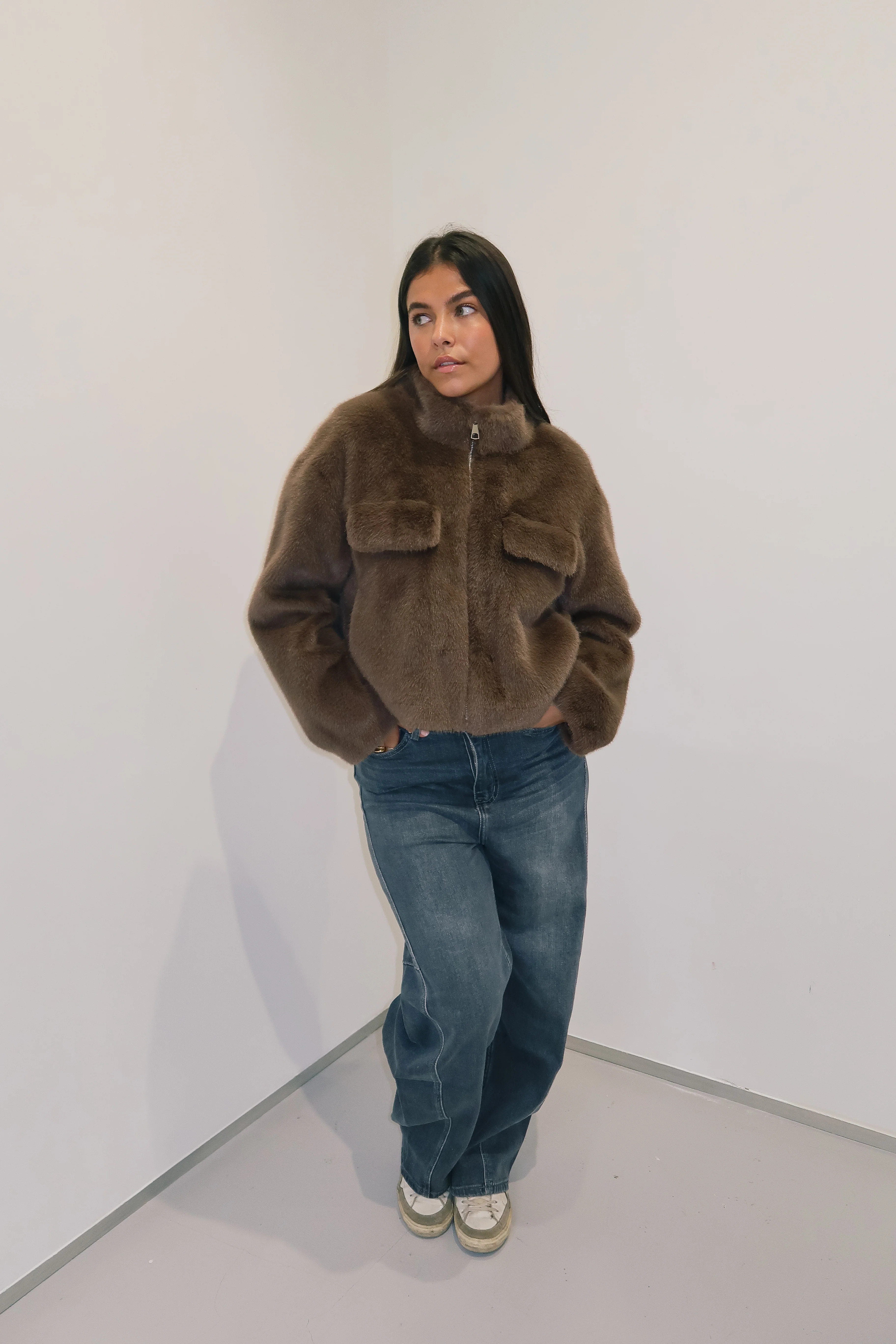 Veste Héloïse taupe - Image 2