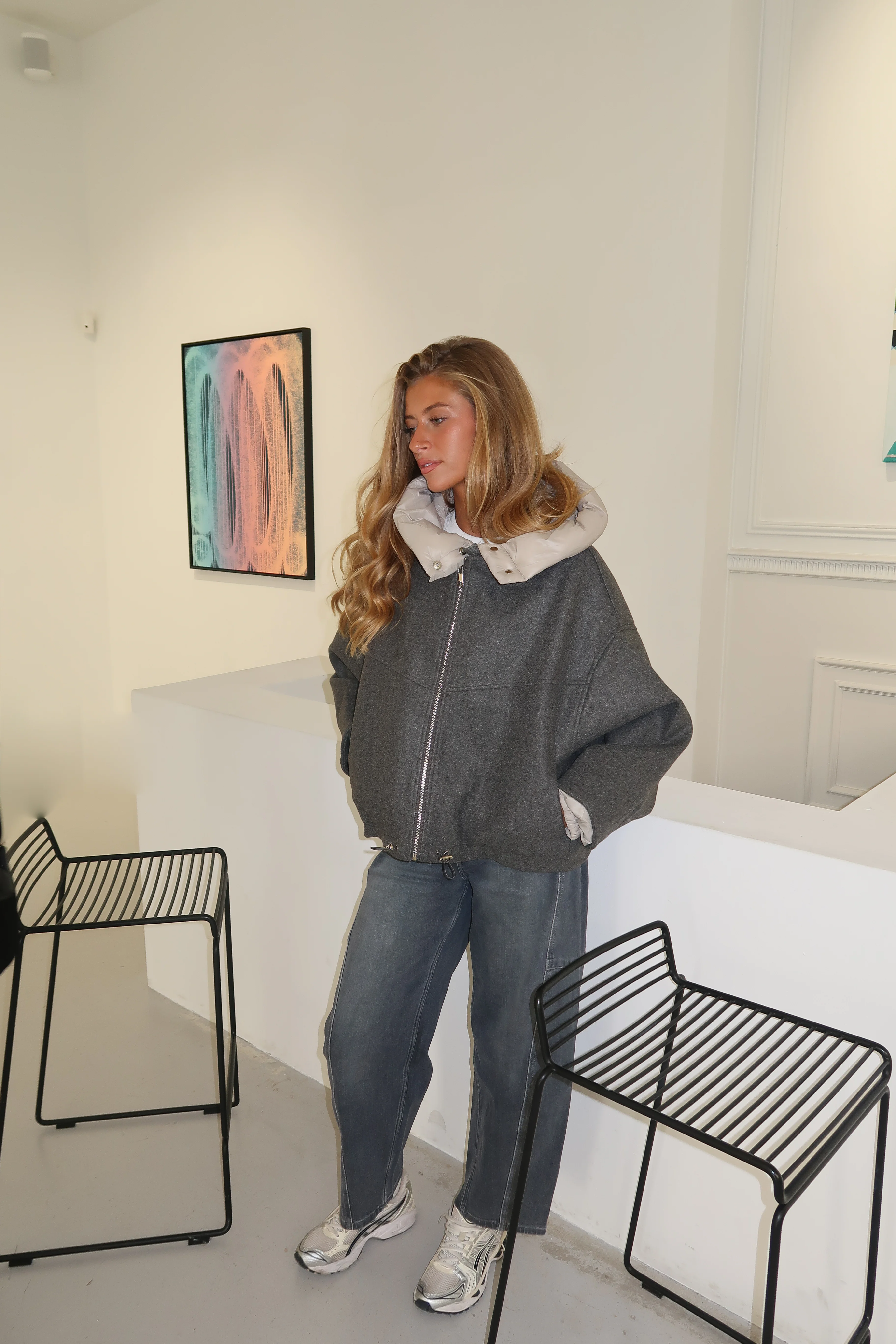 Veste Laura grise - Image 2