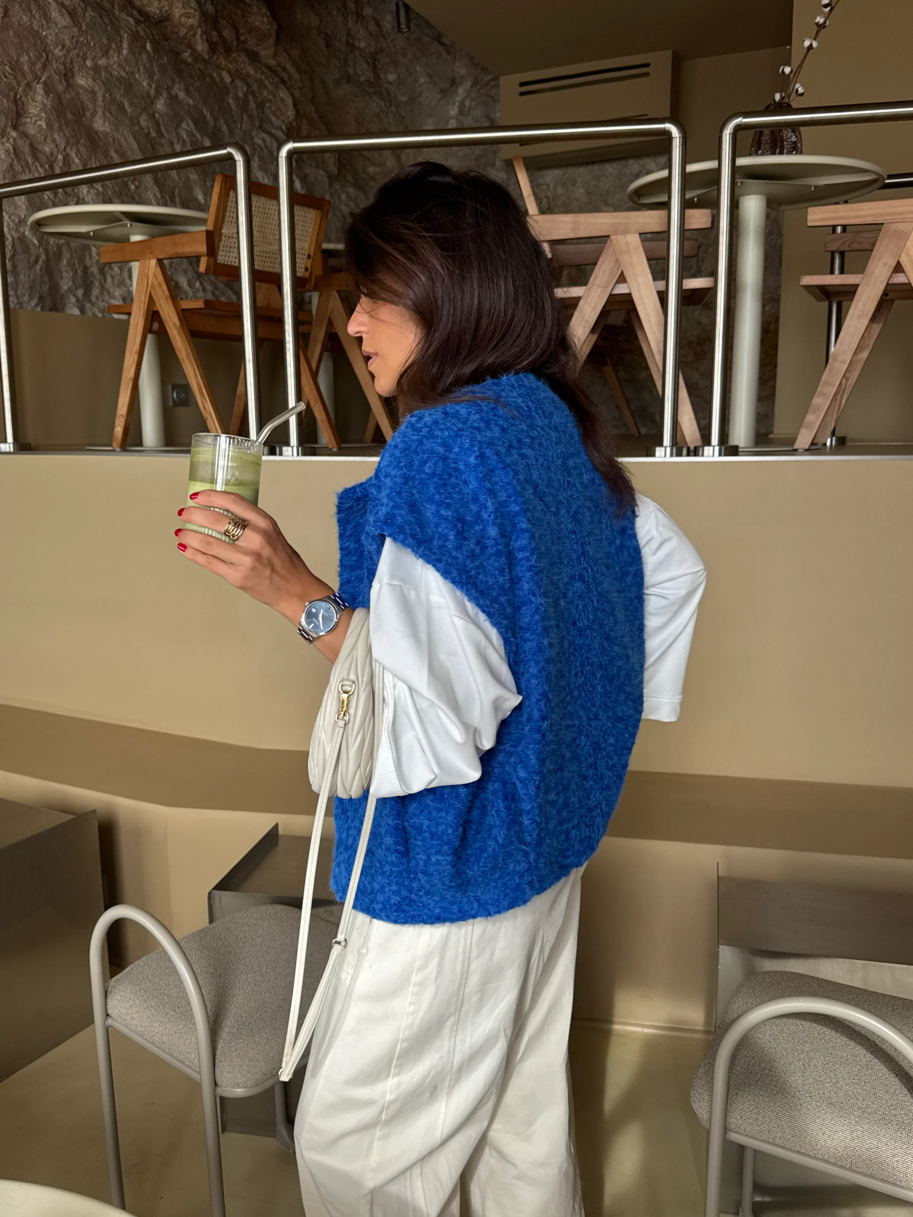 Veste Maddy bleu électrique - Image 2