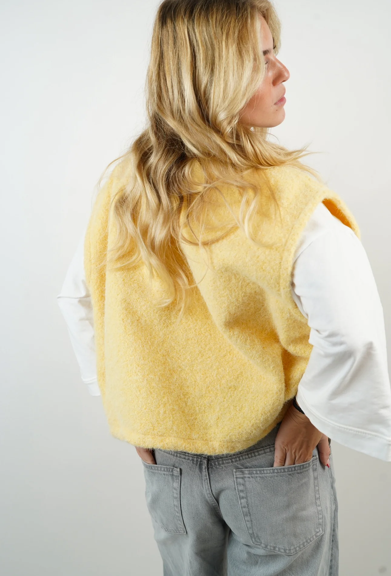 Veste Maddy jaune pâle - Image 2