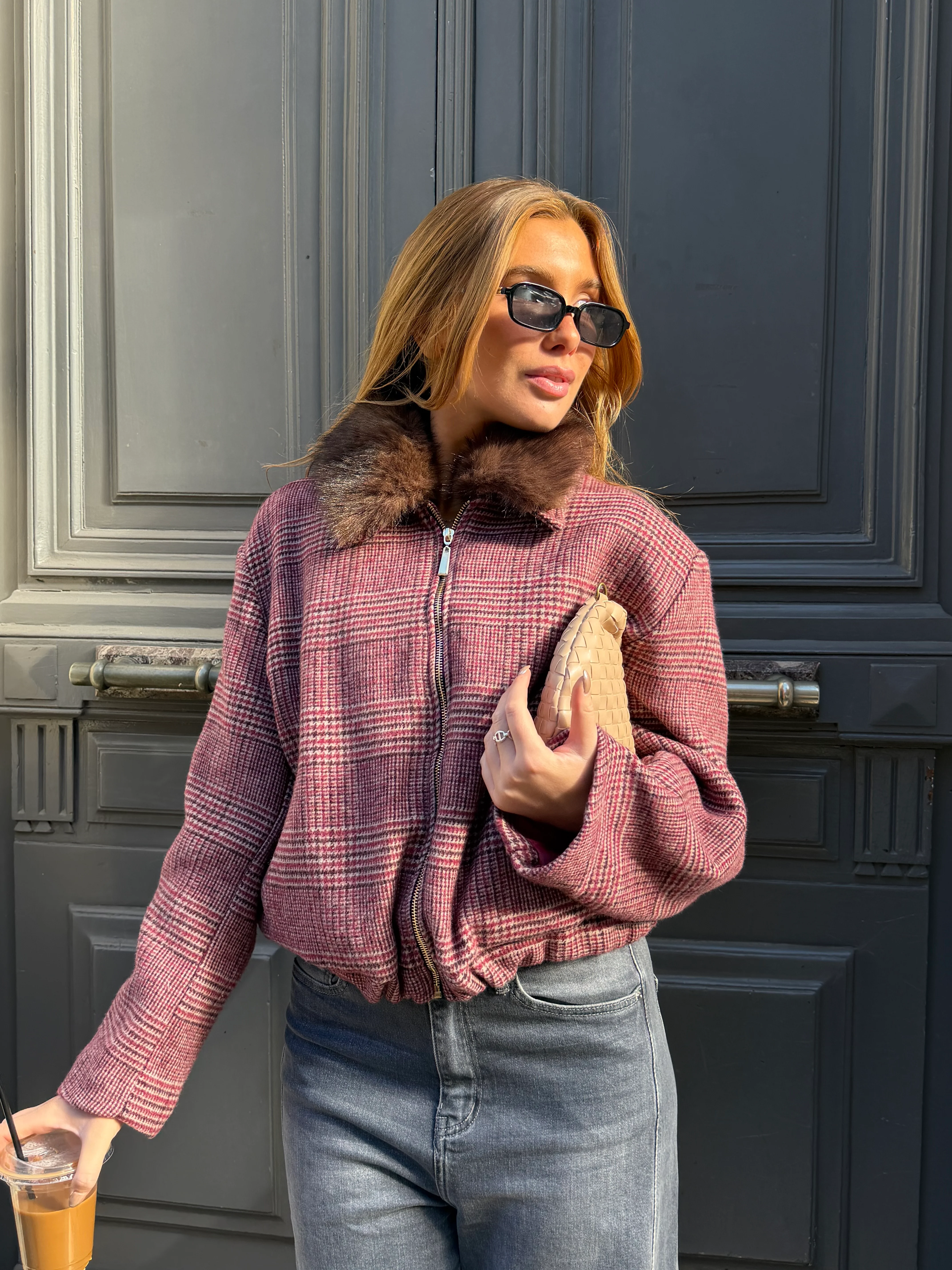 Veste Saskia bordeaux - Image 3