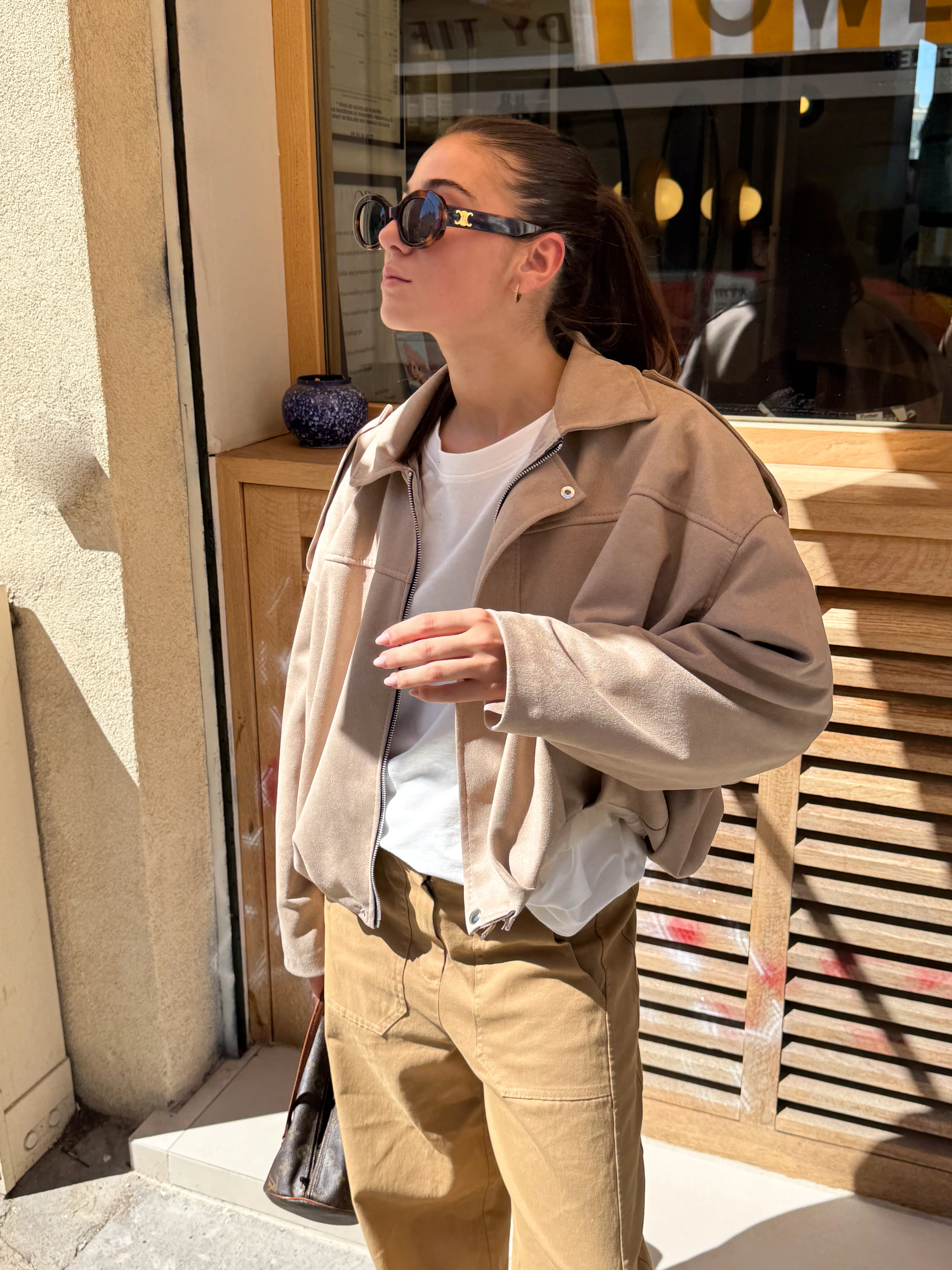 Veste Perrine beige - Image 3